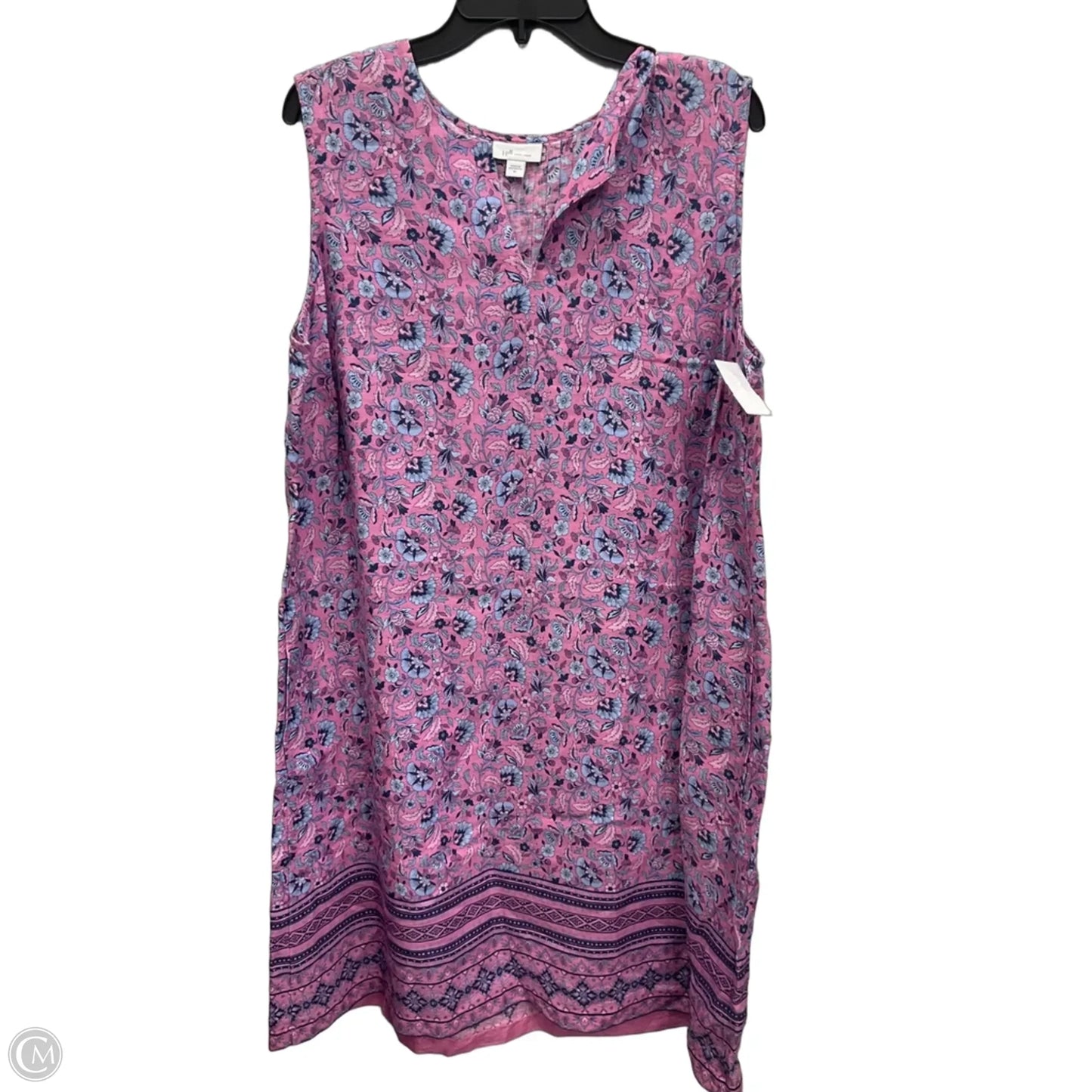 Dress Casual Midi By J. Jill In Pink, Size: Xl