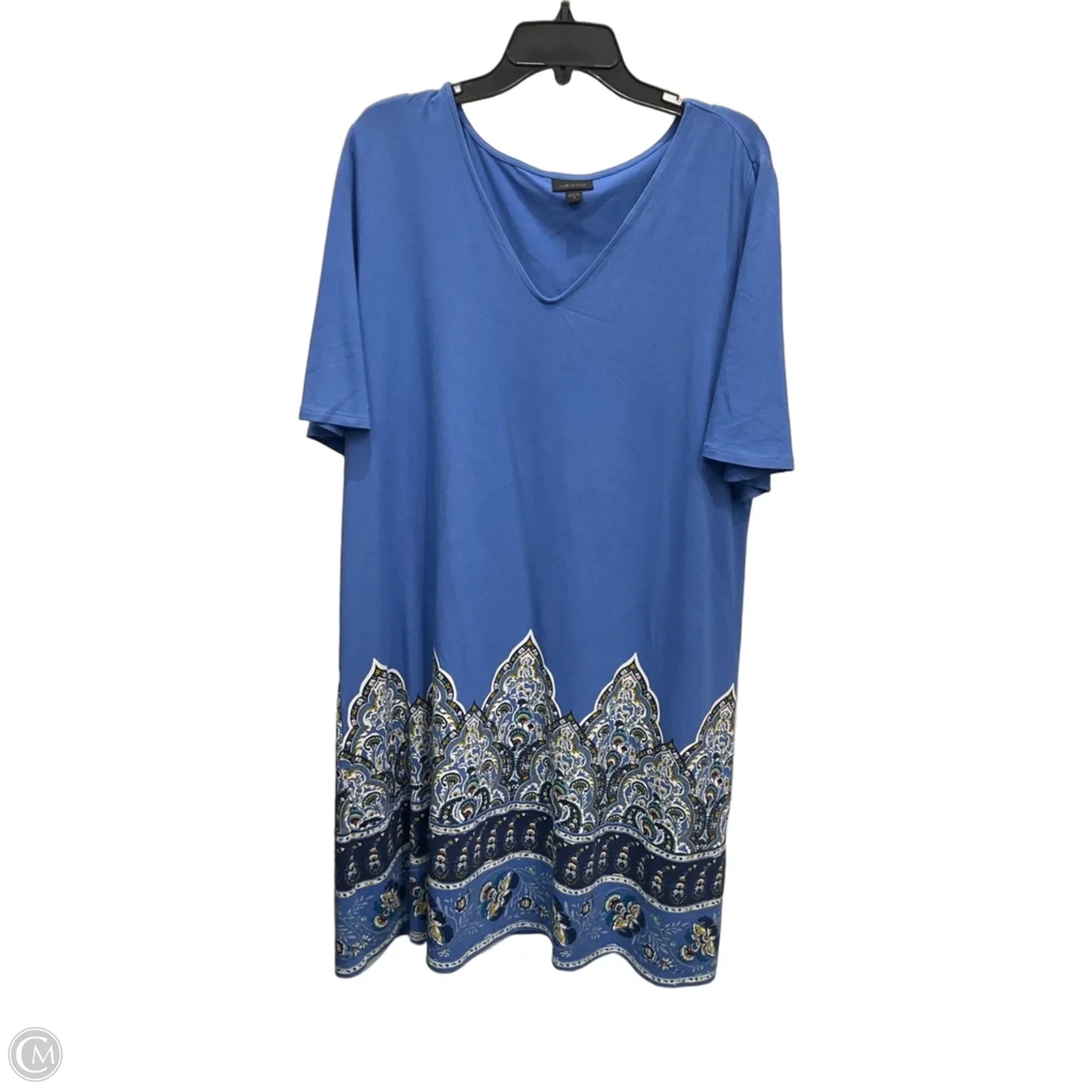 Dress Casual Midi By J. Jill In Blue, Size: Xl