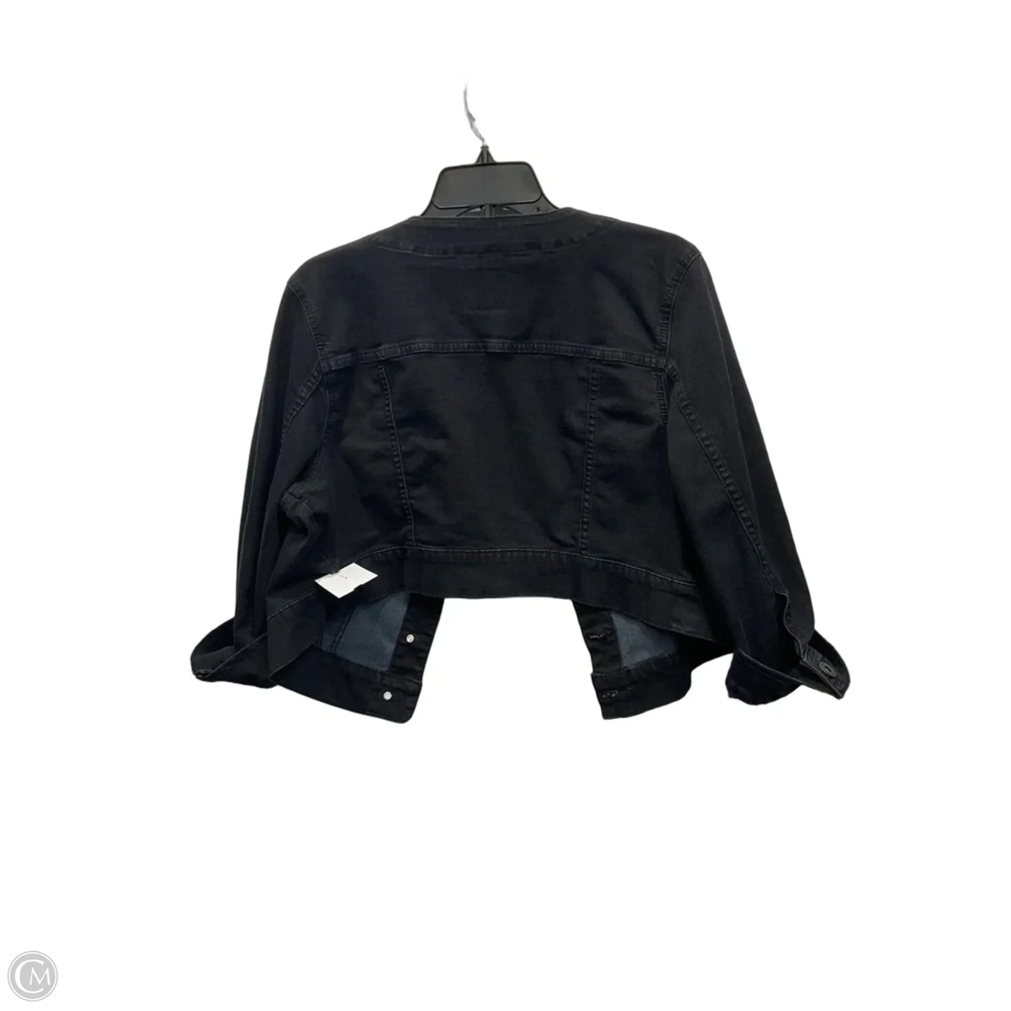 Jacket Denim By Torrid In Black Denim, Size: Xl