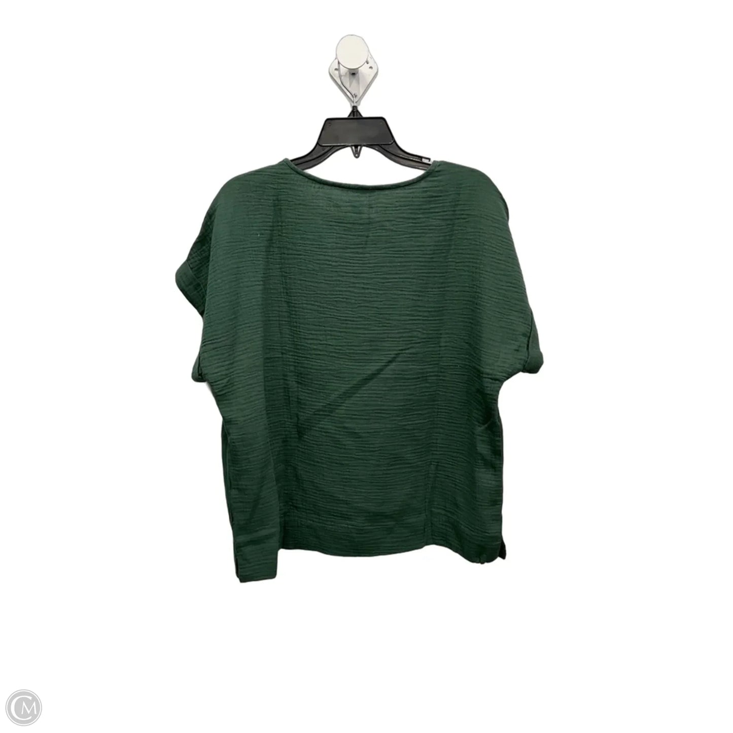 Top Short Sleeve By Gloria Vanderbilt In Green, Size: M