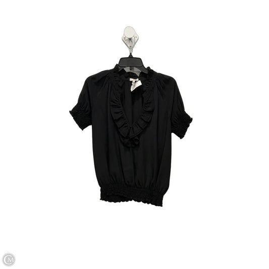 Top Short Sleeve By Joie In Black, Size: M
