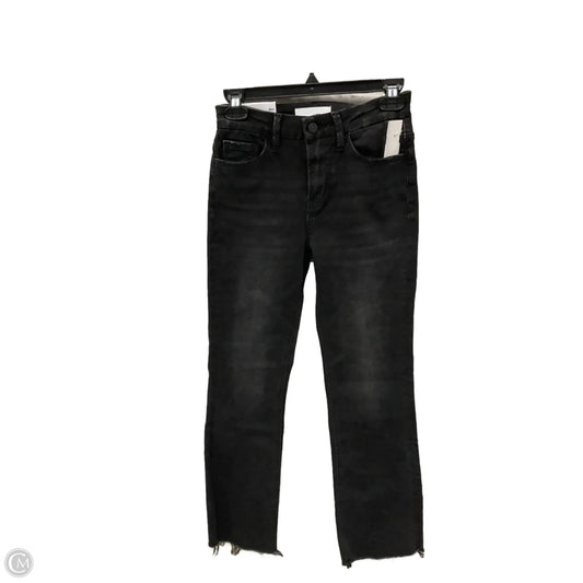 Jeans Flared By Vervet In Black Denim, Size: 0