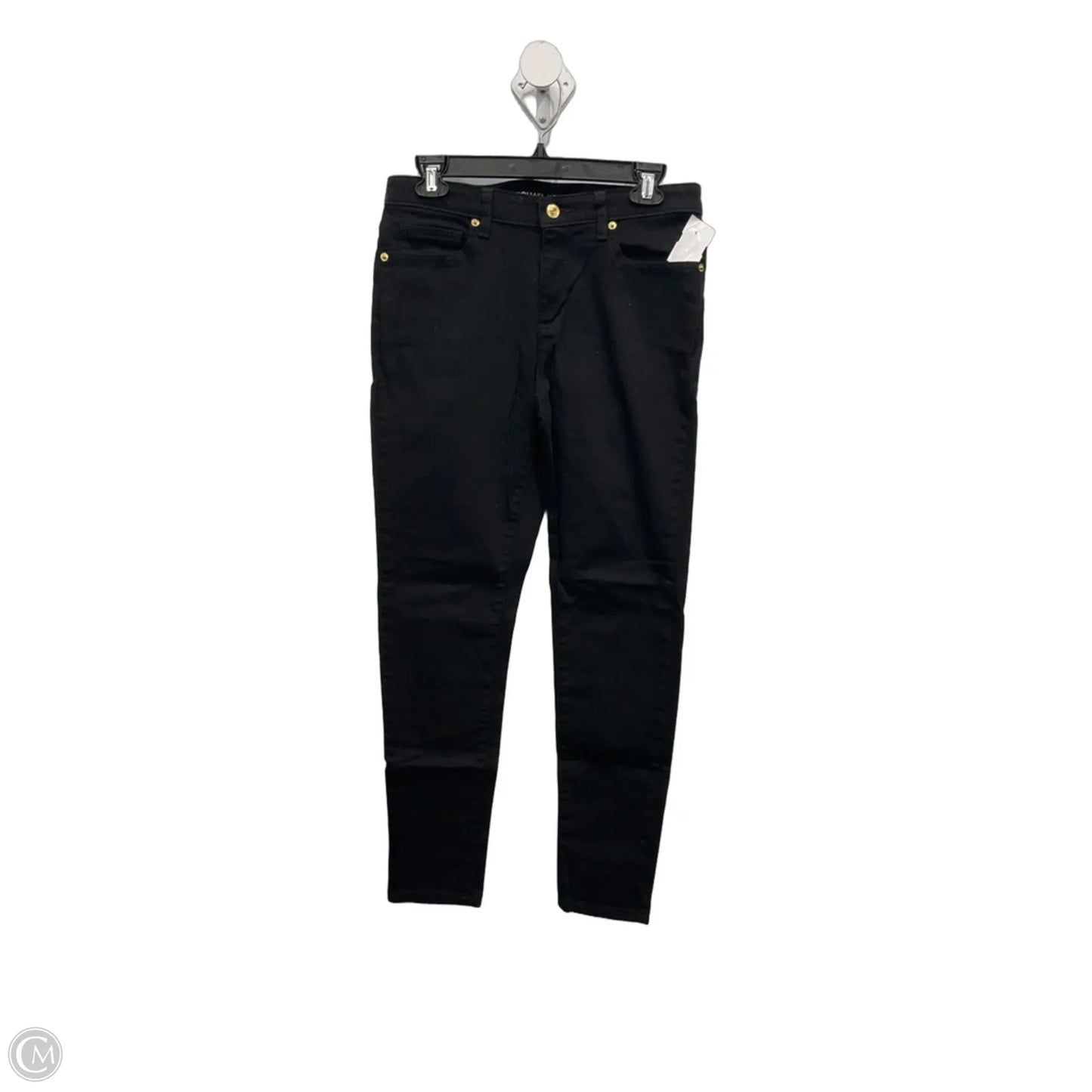 Jeans Designer By Michael Kors In Black Denim, Size: 8