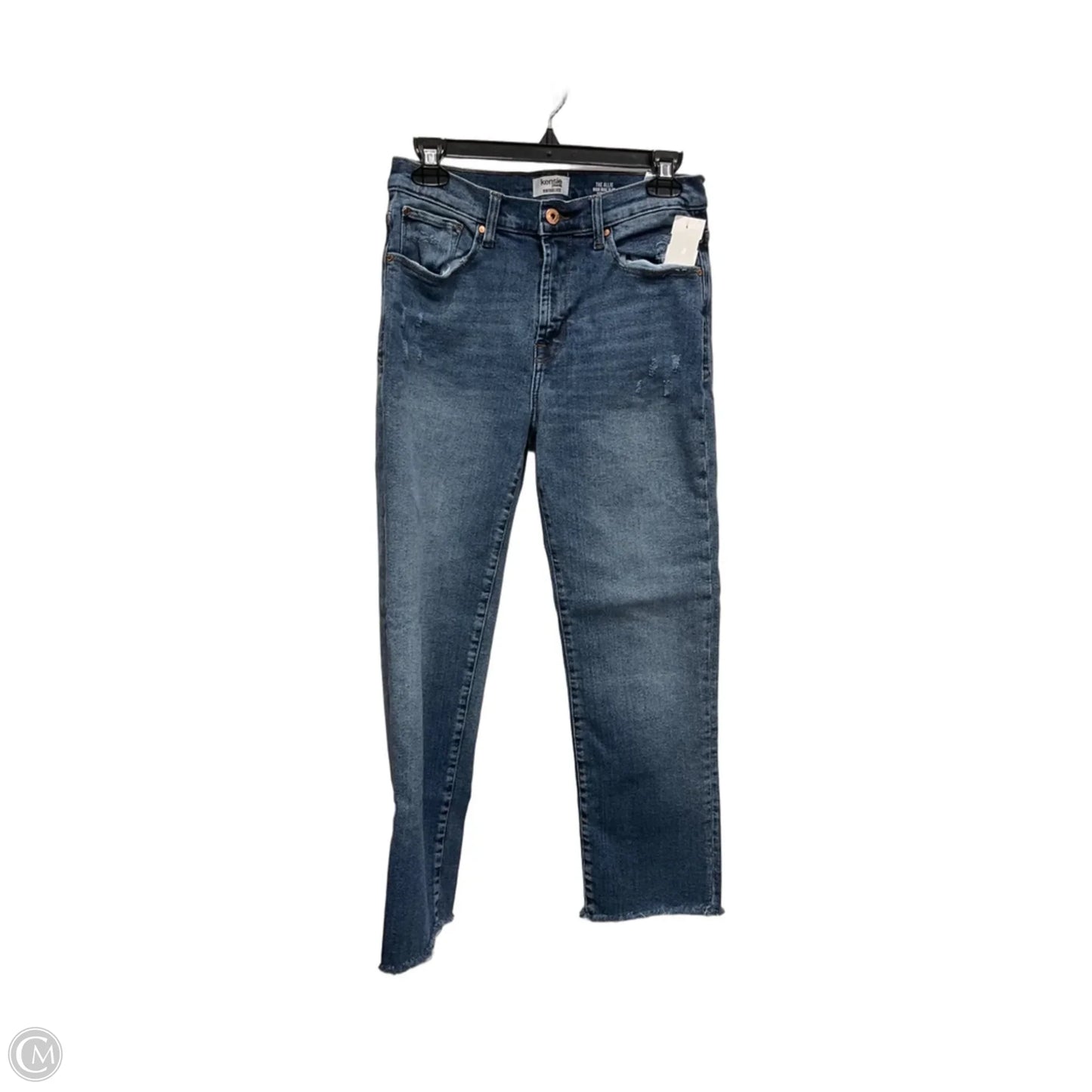 Jeans Straight By Kensie In Blue Denim, Size: 8