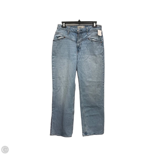 Jeans Straight By Abercrombie And Fitch In Blue Denim, Size: 8