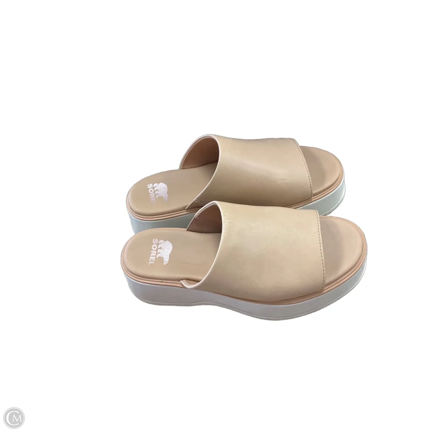 Sandals Heels Platform By Sorel In Tan, Size: 6
