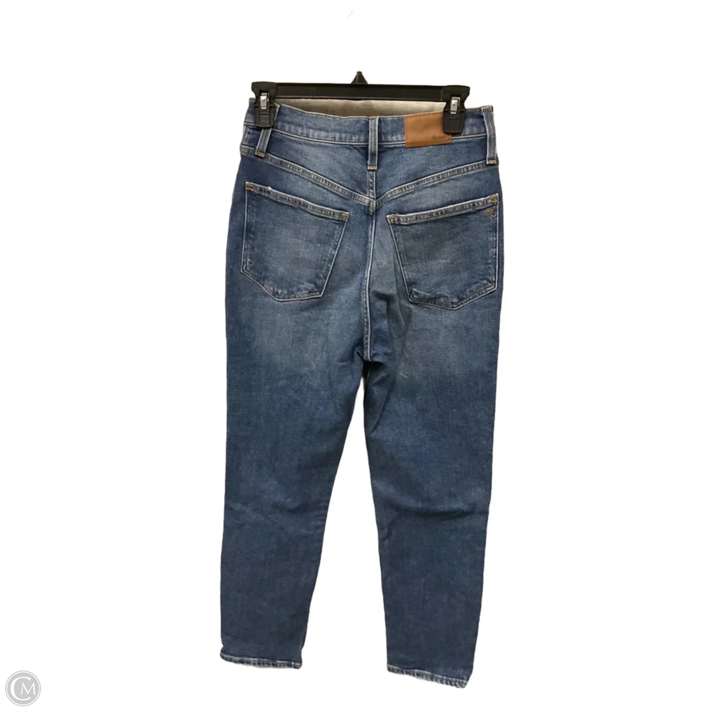 Jeans Straight By Madewell In Blue Denim, Size: 4