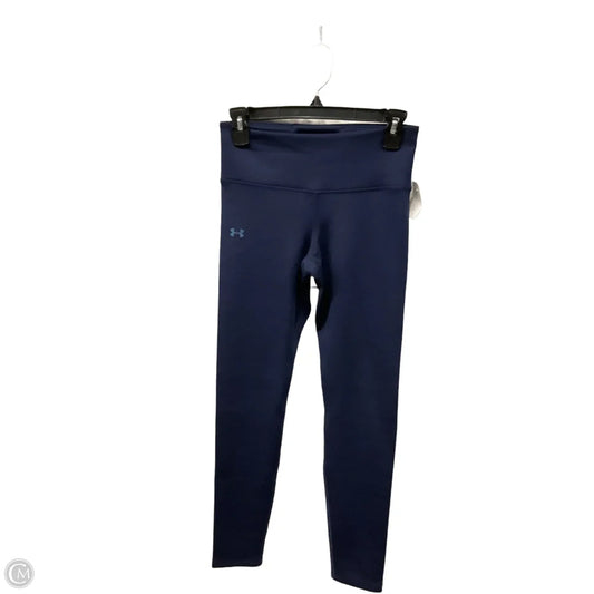 Athletic Leggings By Under Armour In Navy, Size: S