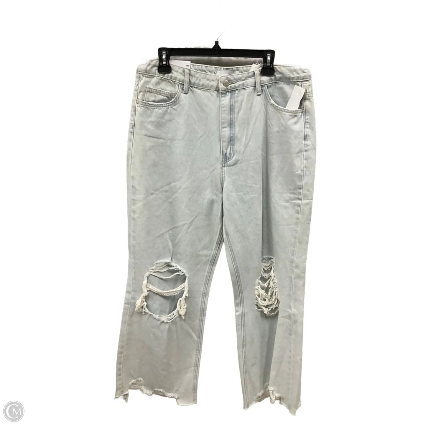 Jeans Flared By Veveret In Blue Denim, Size: 12