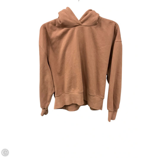 Sweatshirt Hoodie By Abercrombie And Fitch In Orange, Size: Xl