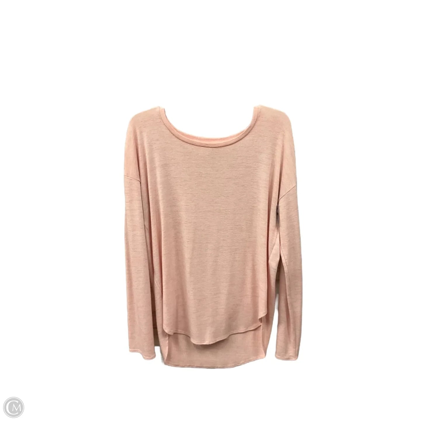 Top Long Sleeve Basic By Banana Republic In Pink, Size: M