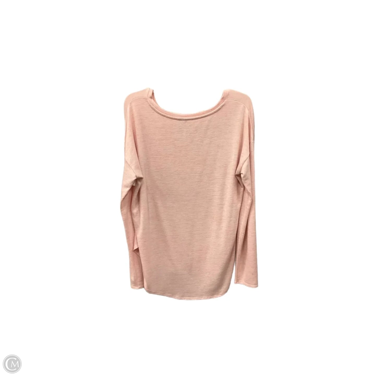 Top Long Sleeve Basic By Banana Republic In Pink, Size: M
