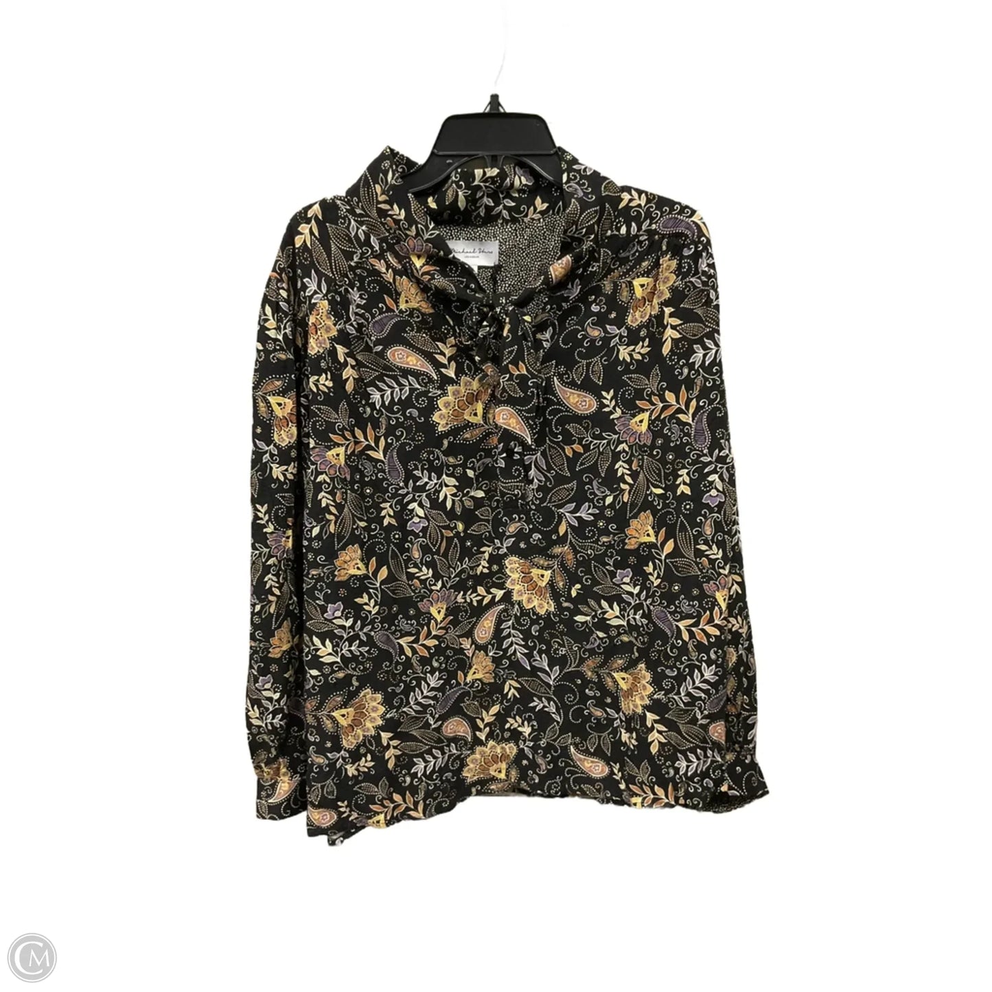 Top Long Sleeve By Michael Stars In Black, Size: 2x