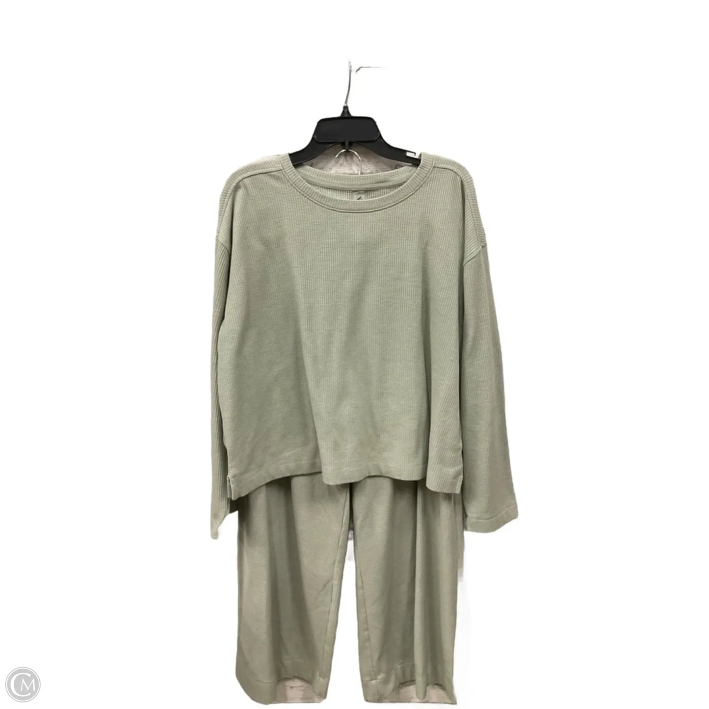 Athletic Pants 2pc By Lou And Grey In Green, Size: Xl