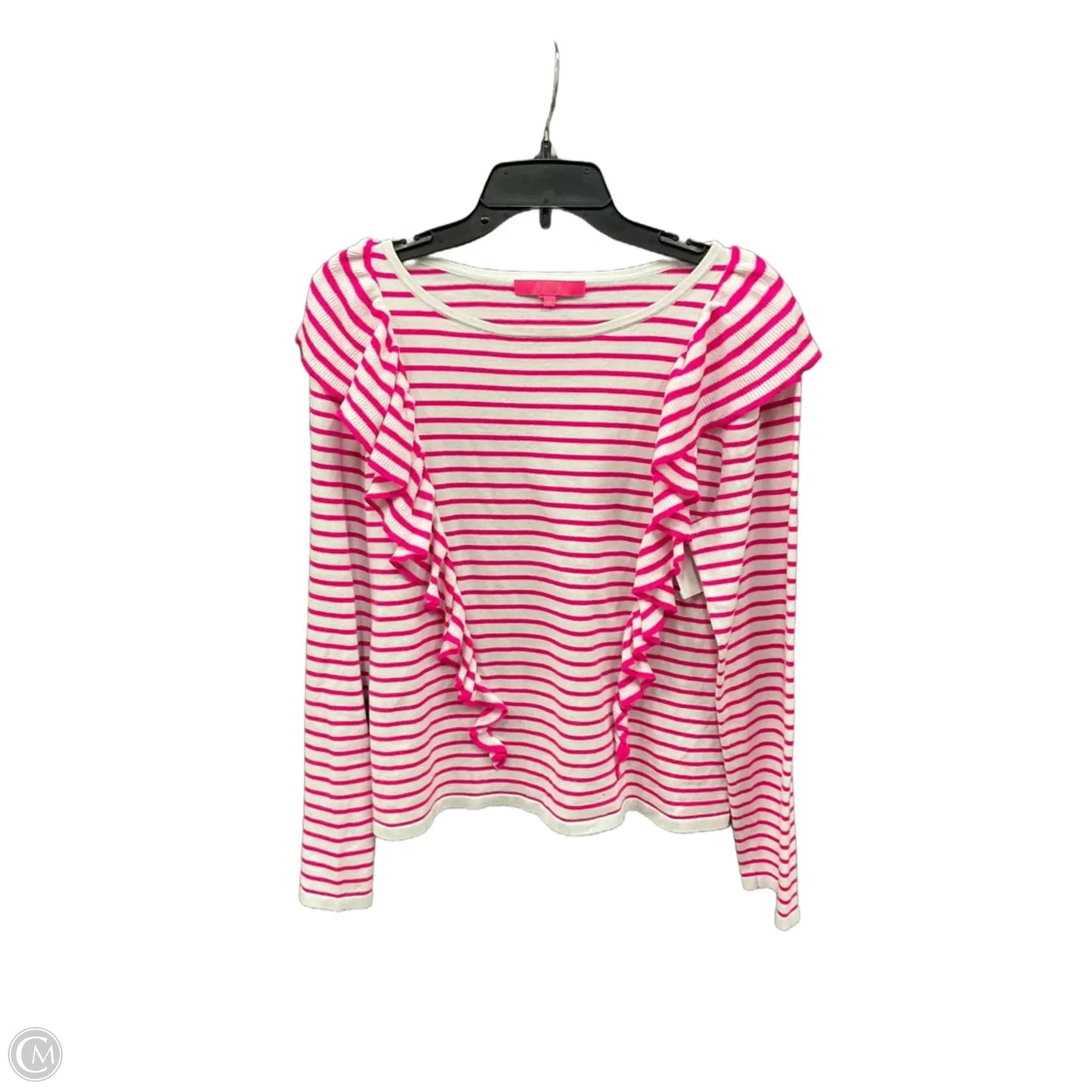 Top Long Sleeve Designer By Lilly Pulitzer In Striped Pattern, Size: Xl