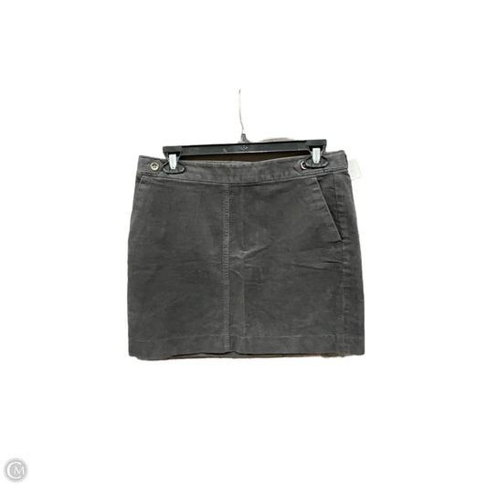 Skirt Mini & Short By Banana Republic In Grey, Size: 6