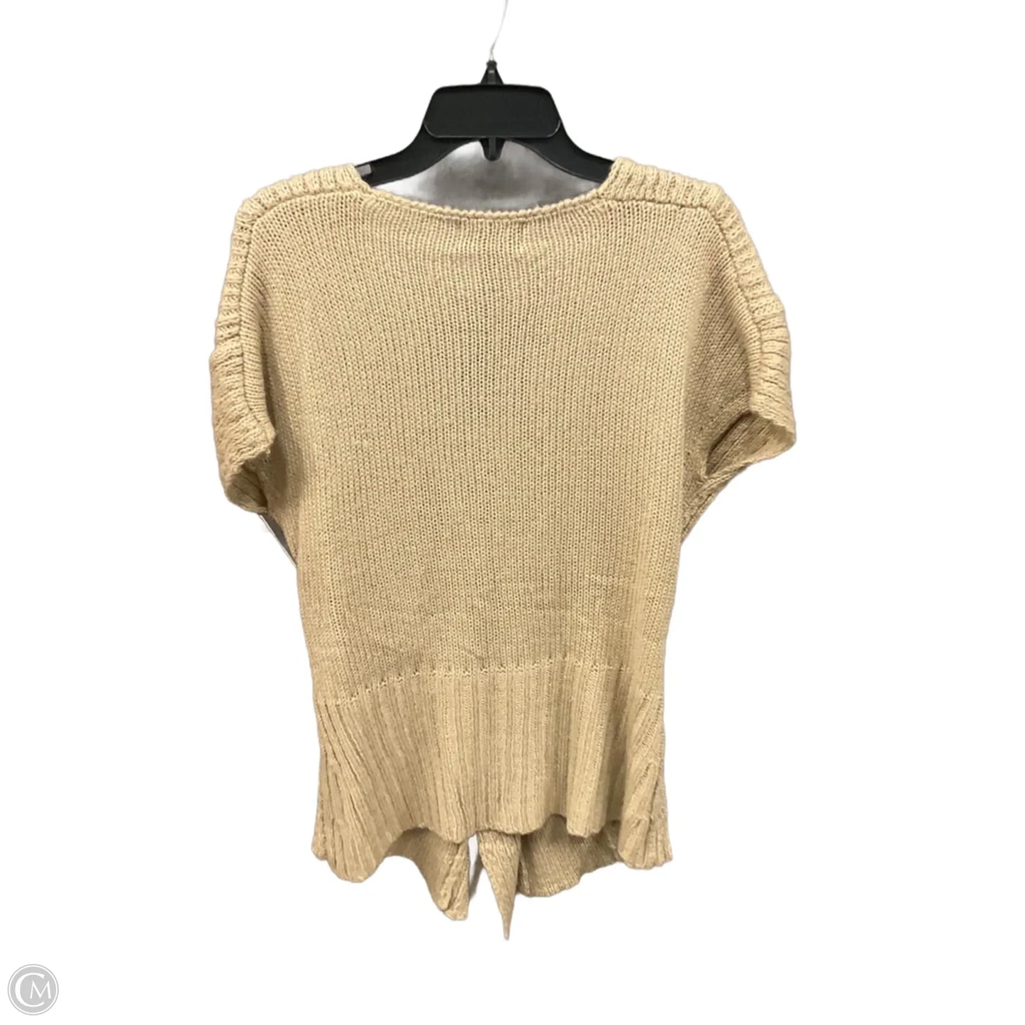 Sweater Short Sleeve By Clothes Mentor In Brown, Size: L