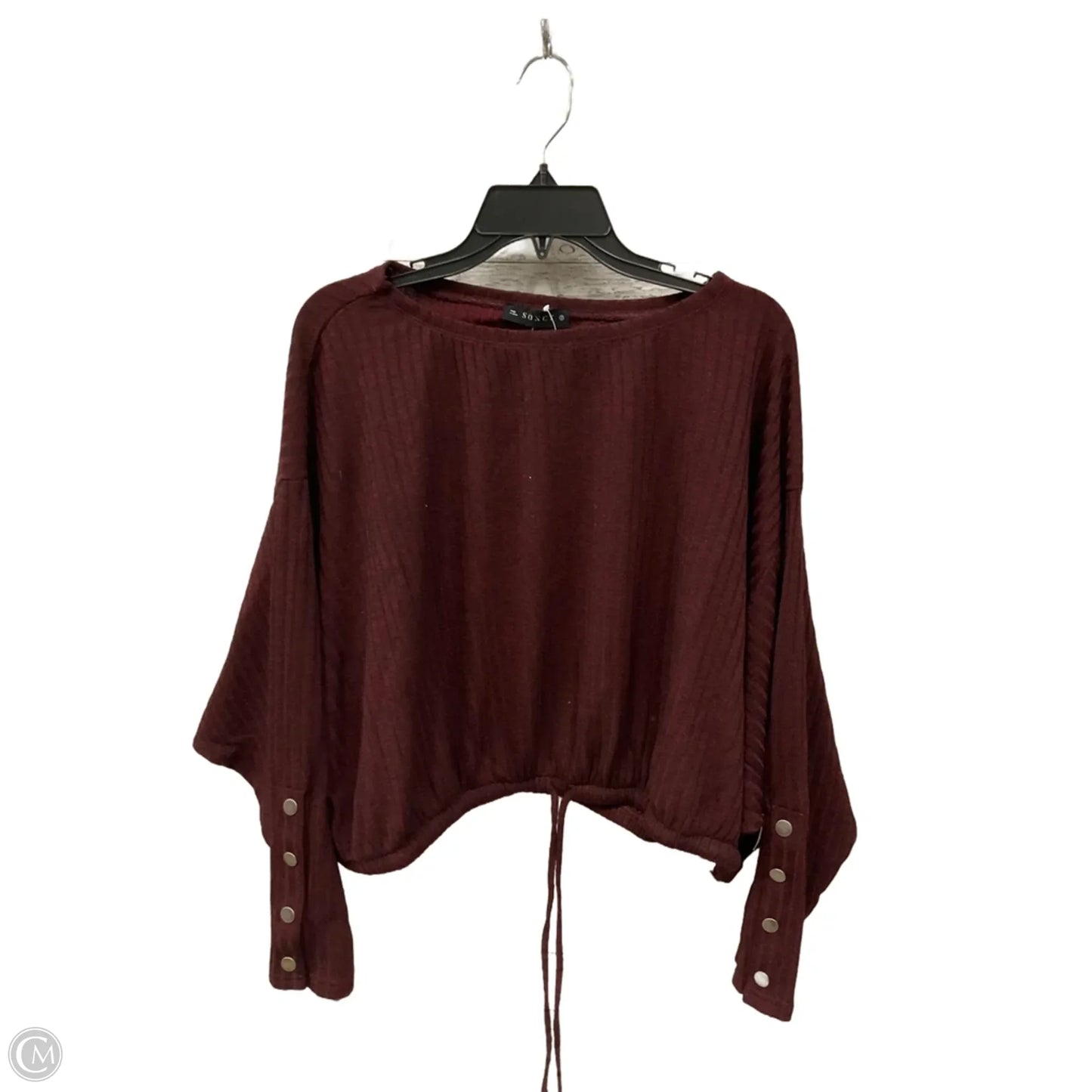 Top Long Sleeve By Clothes Mentor In Red, Size: Xl