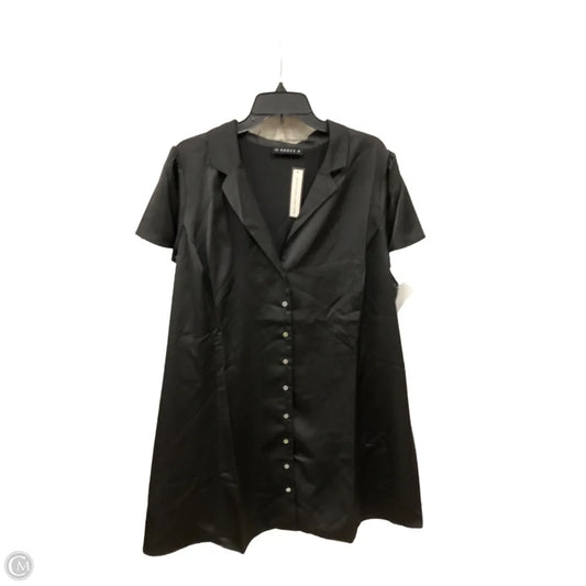 Dress Casual Midi By Clothes Mentor In Black, Size: Xxl