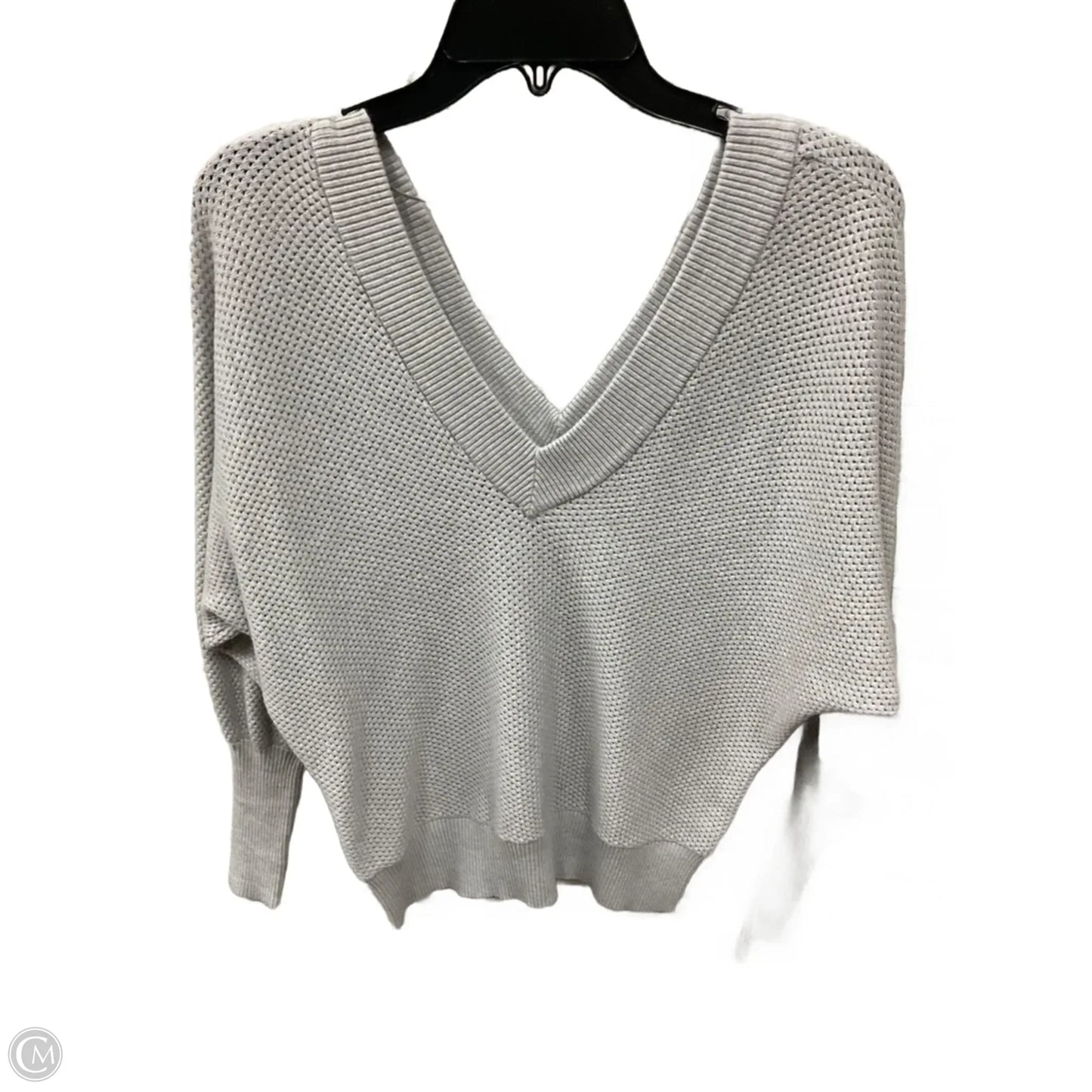 Top Long Sleeve By Express In Grey, Size: Xs