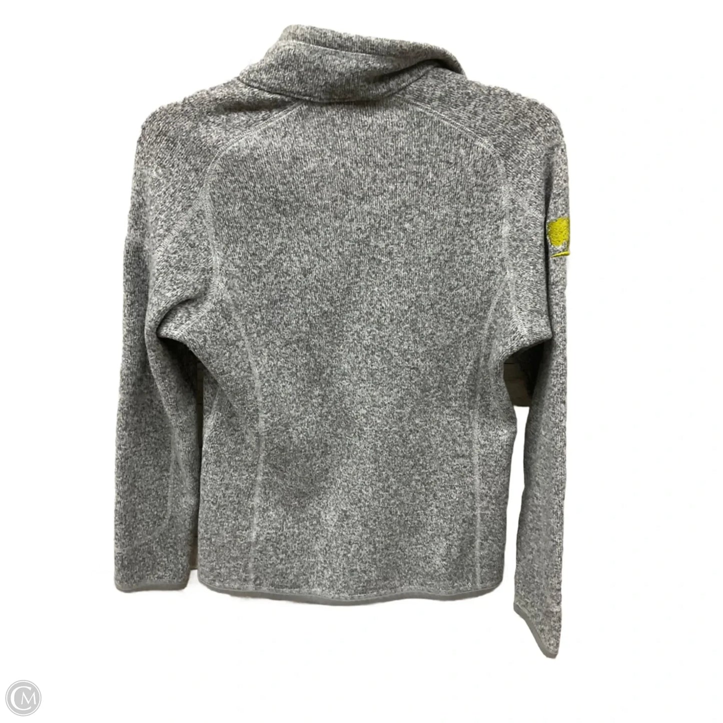 Jacket Fleece By Patagonia In Grey, Size: M