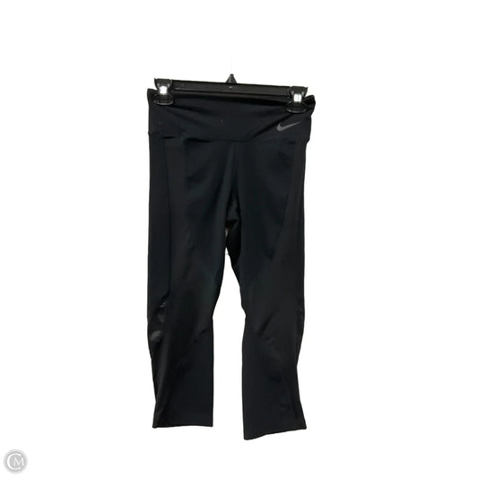 Athletic Leggings By Nike Apparel In Black, Size: S