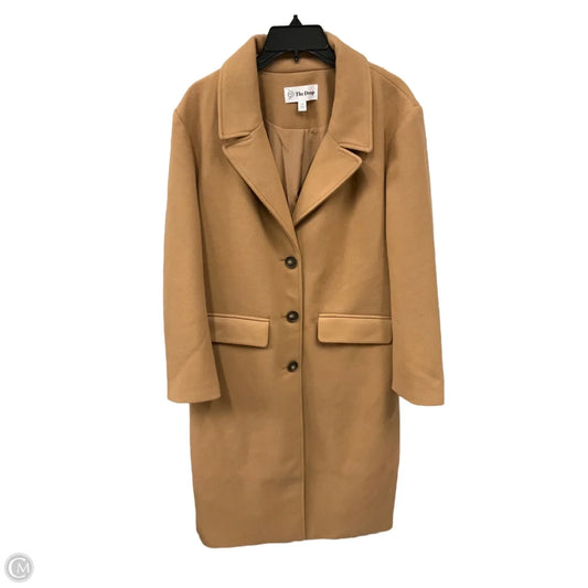 Coat Trench Coat By The Drop In Brown, Size: M