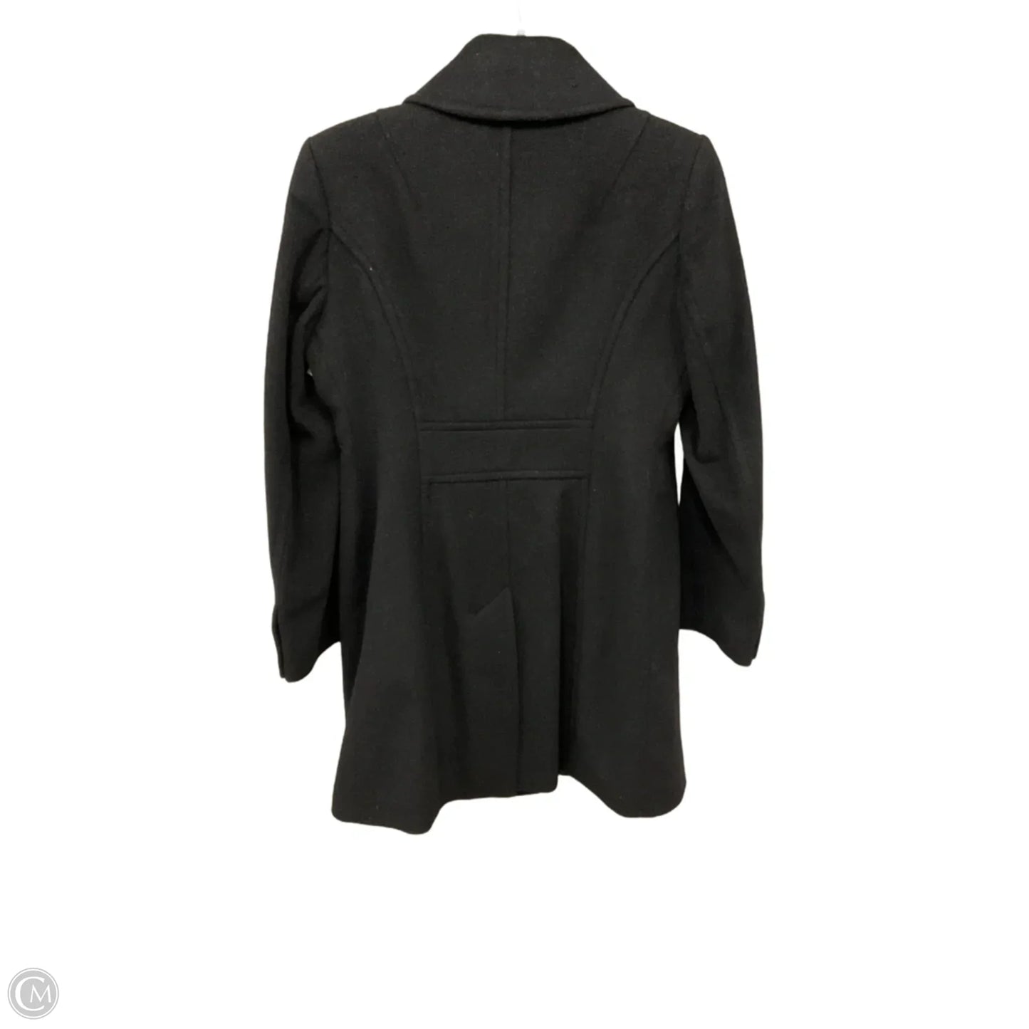 Coat Wool By Anne Klein In Black, Size: 4p