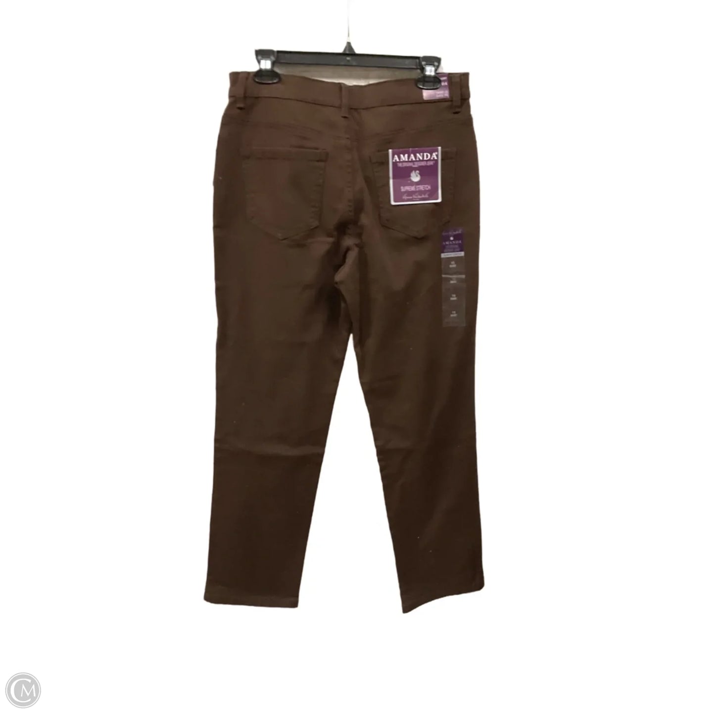 Jeans Boot Cut By Gloria Vanderbilt In Brown, Size: 10