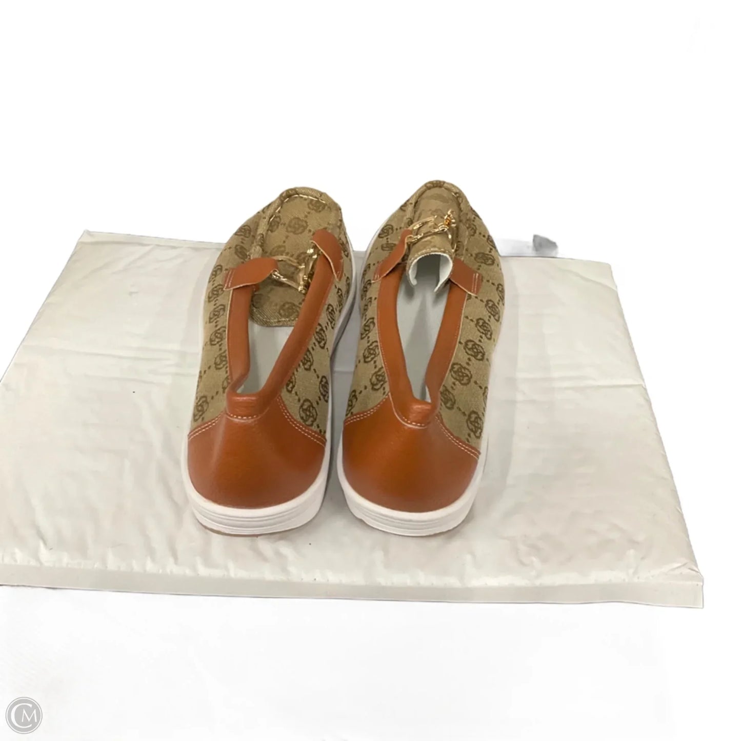 Shoes Flats By Clothes Mentor In Brown, Size: 12