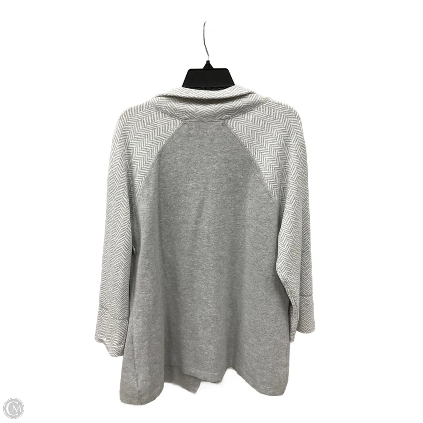 Cardigan By Max Studio In Grey, Size: 1x