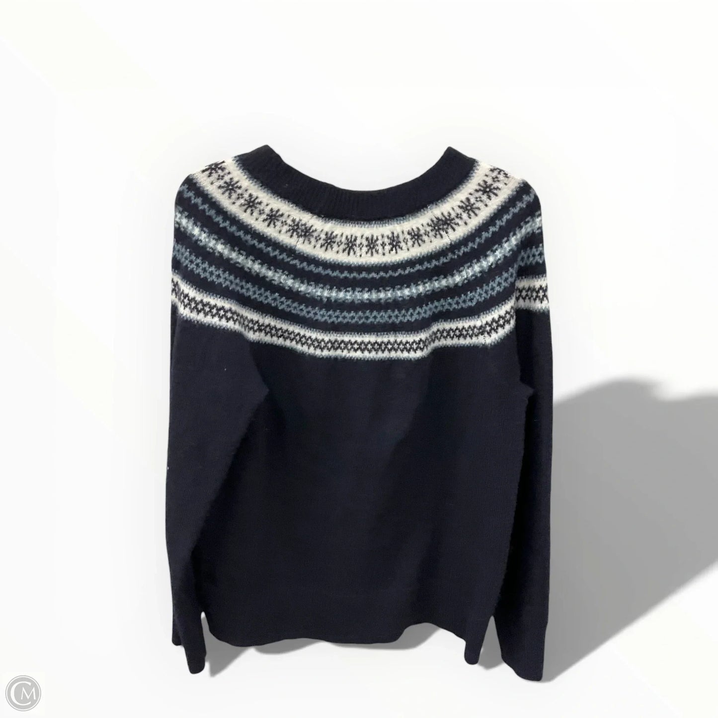 Sweater By Croft And Barrow In Blue, Size: L
