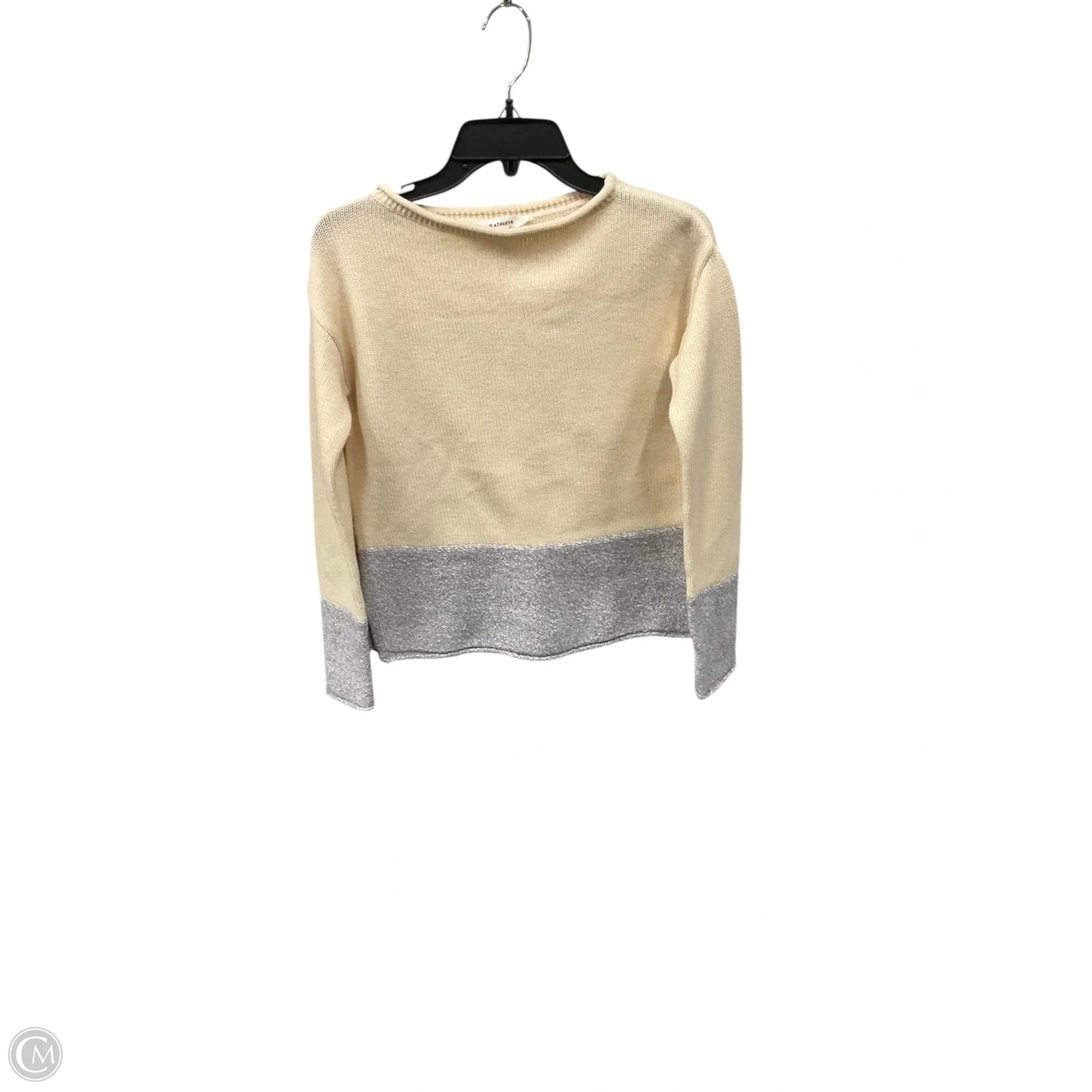 Sweater By Athleta In Cream, Size: Xxs