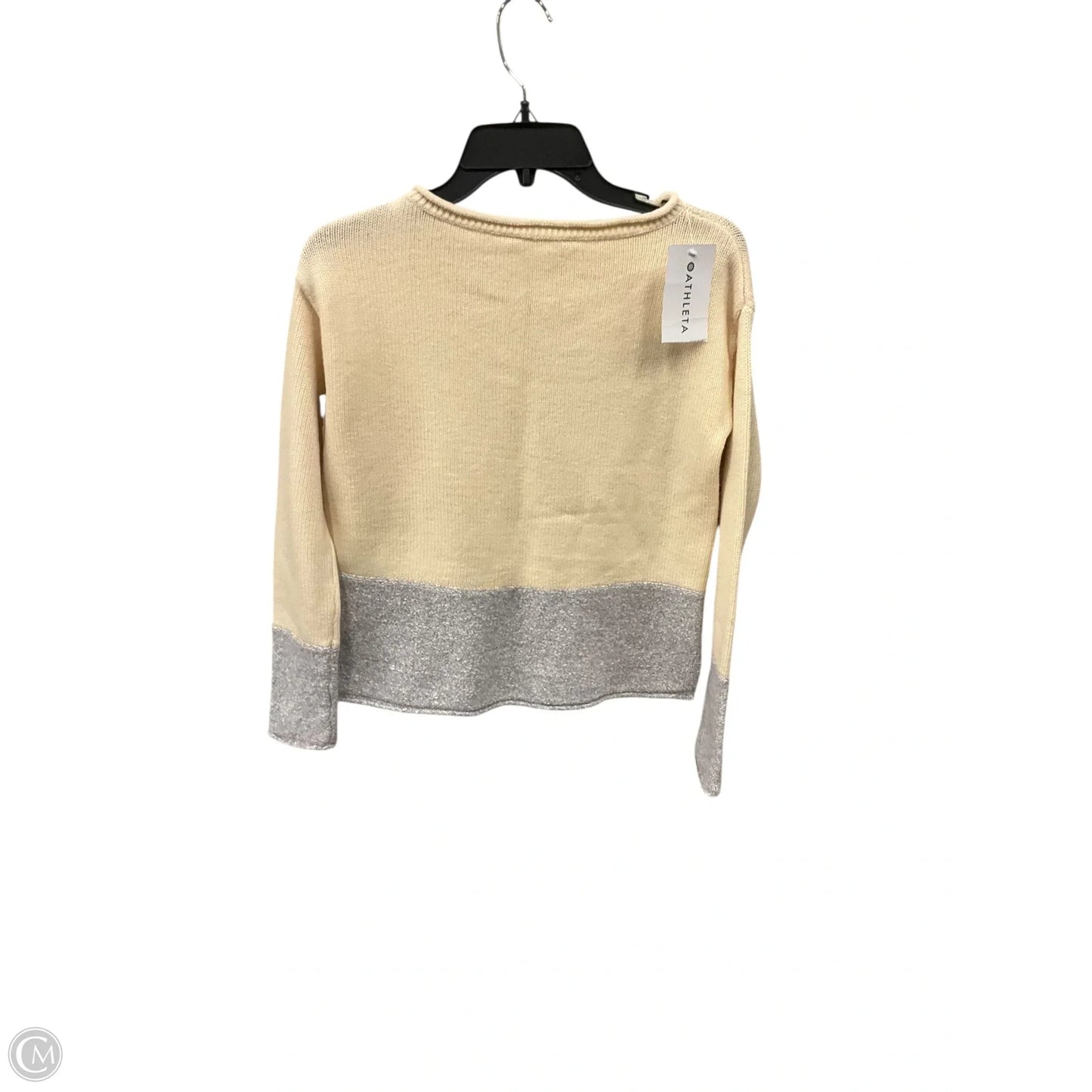 Sweater By Athleta In Cream, Size: Xxs