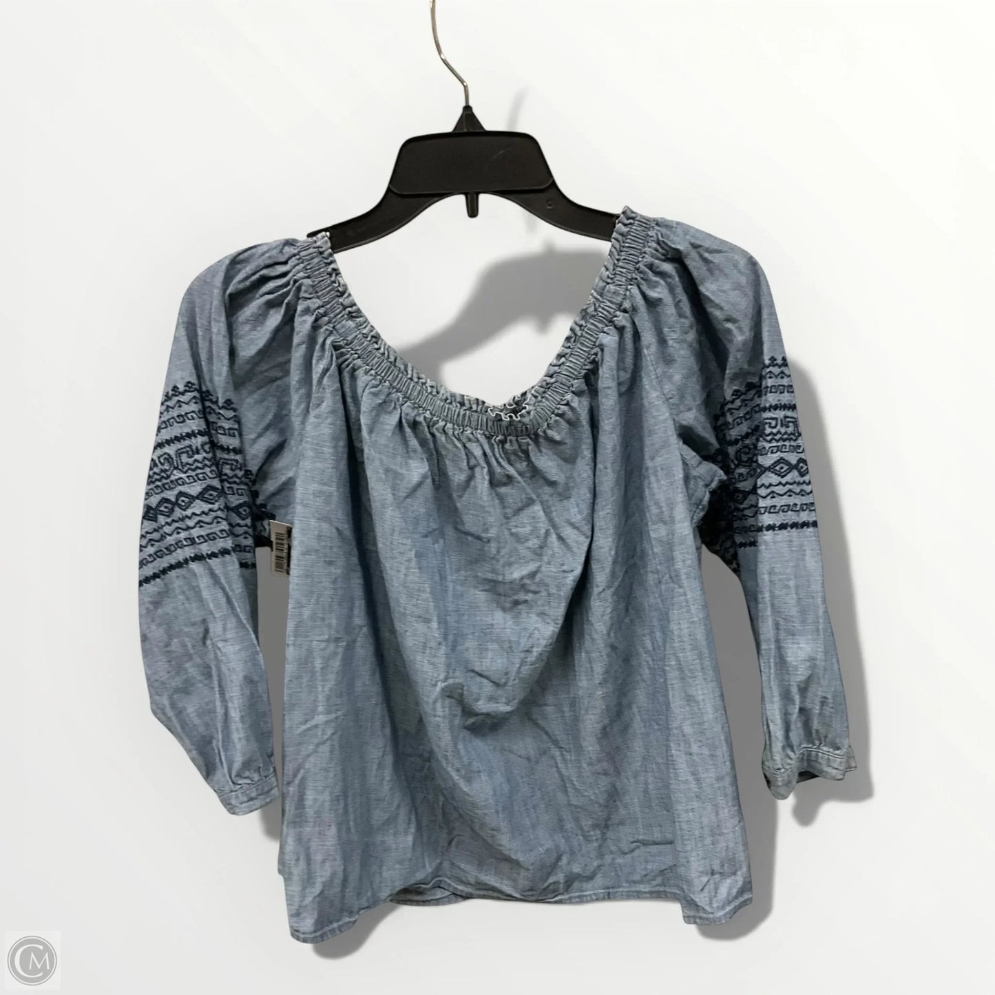Top Long Sleeve By Gap In Blue, Size: Xl