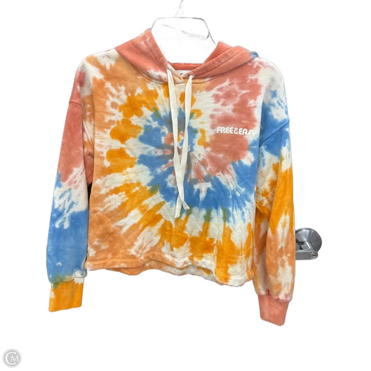 Sweatshirt Hoodie By Madewell In Tie Dye Print, Size: M