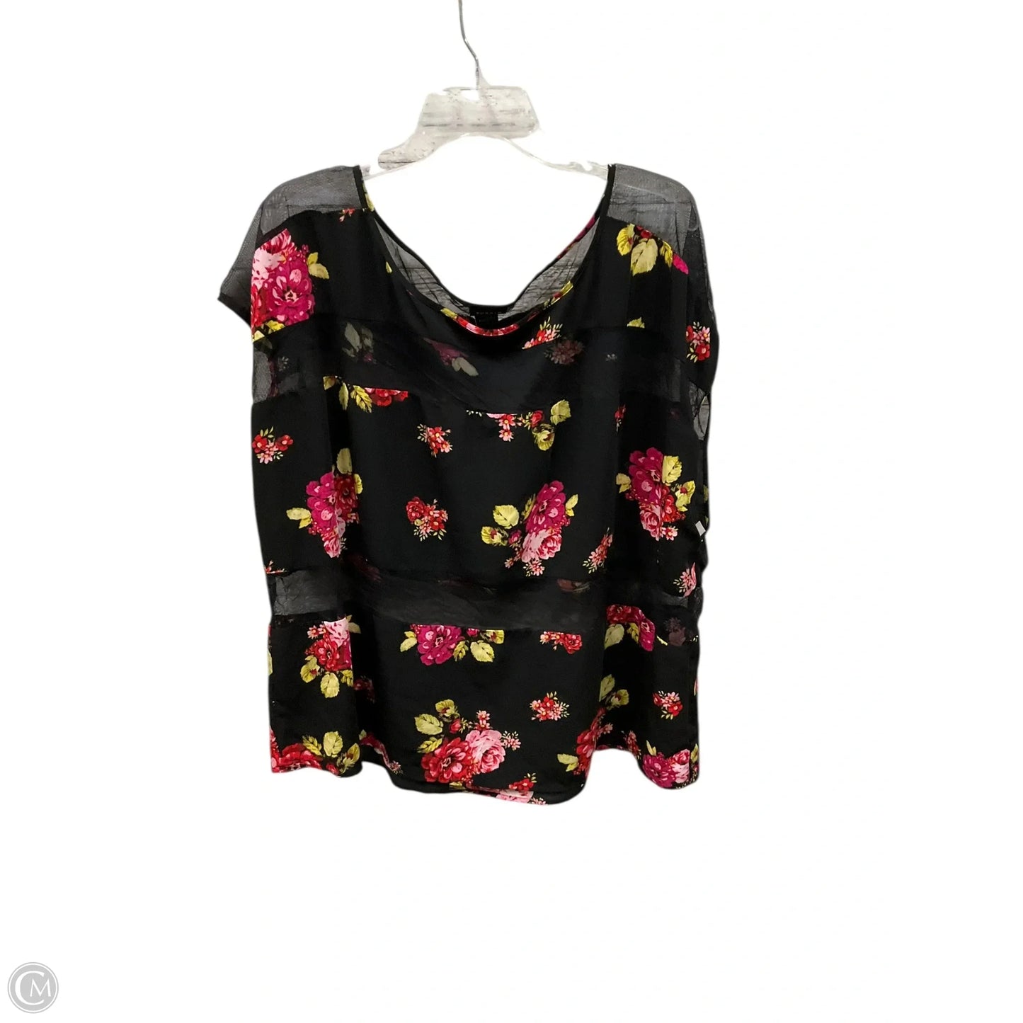 Top Short Sleeve By Torrid In Black, Size: 3x