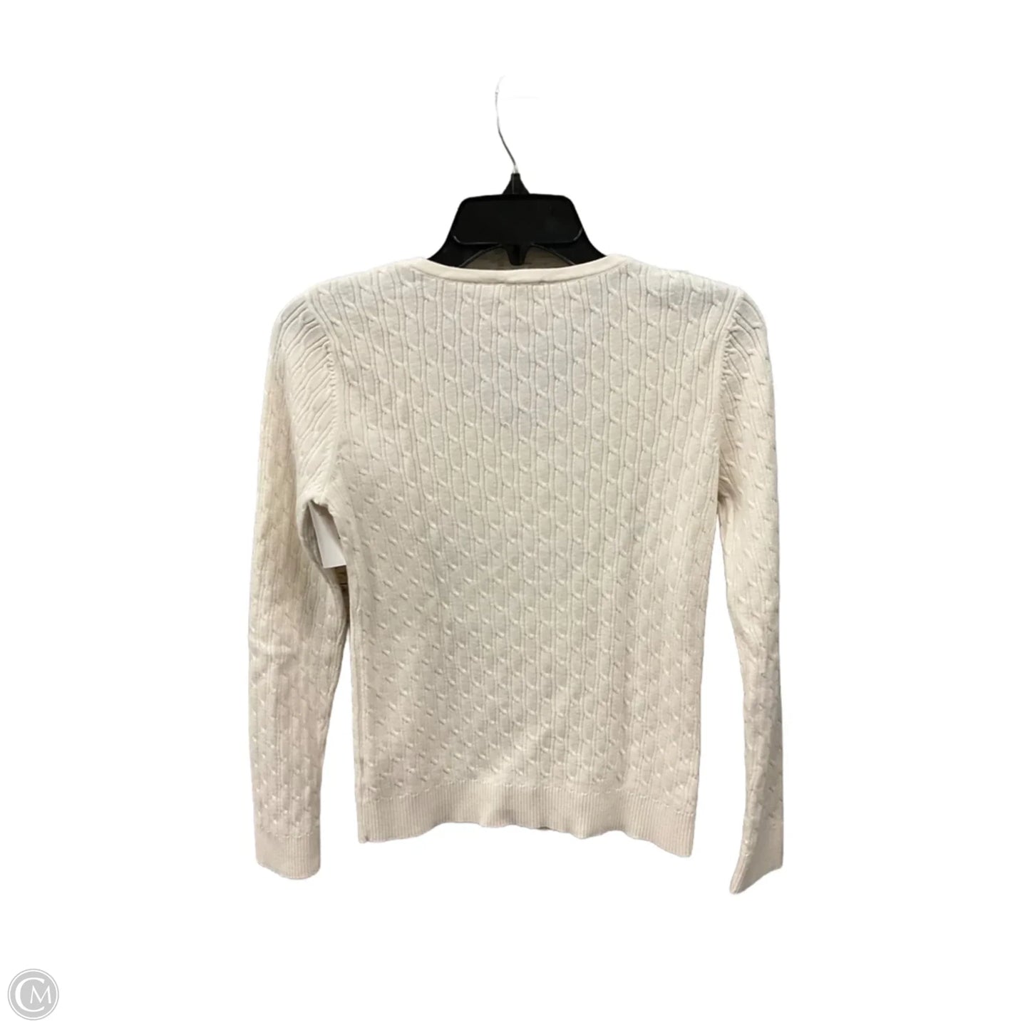 Sweater By Talbots In Cream, Size: S