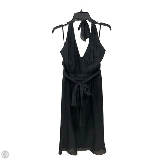 Dress Casual Midi By White House Black Market In Black, Size: 16