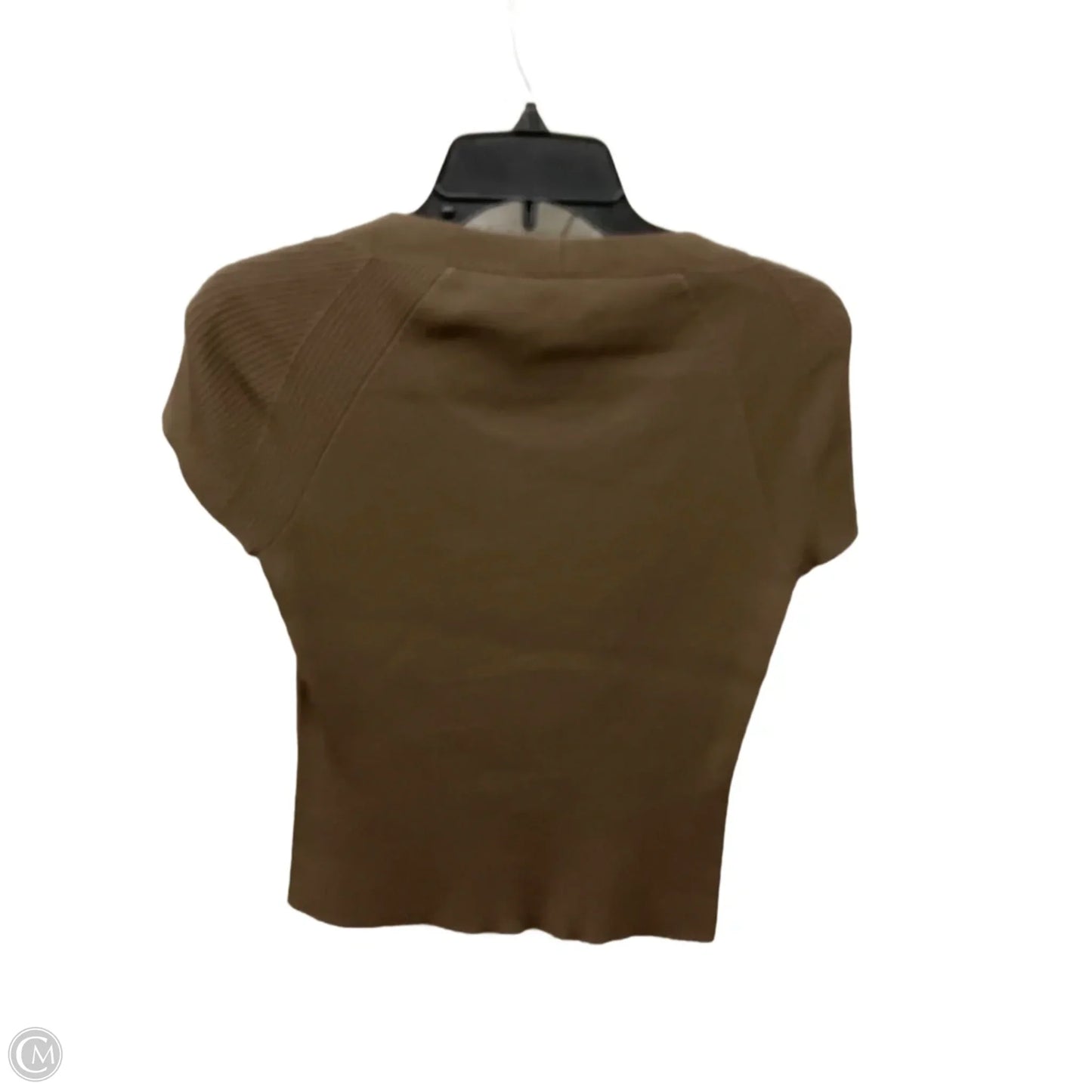 Top Short Sleeve By Talbots In Brown, Size: M