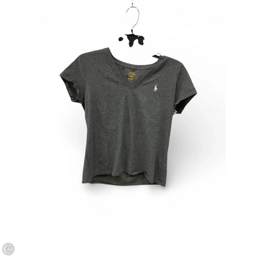 Top Short Sleeve Basic By Polo Ralph Lauren In Grey, Size: M