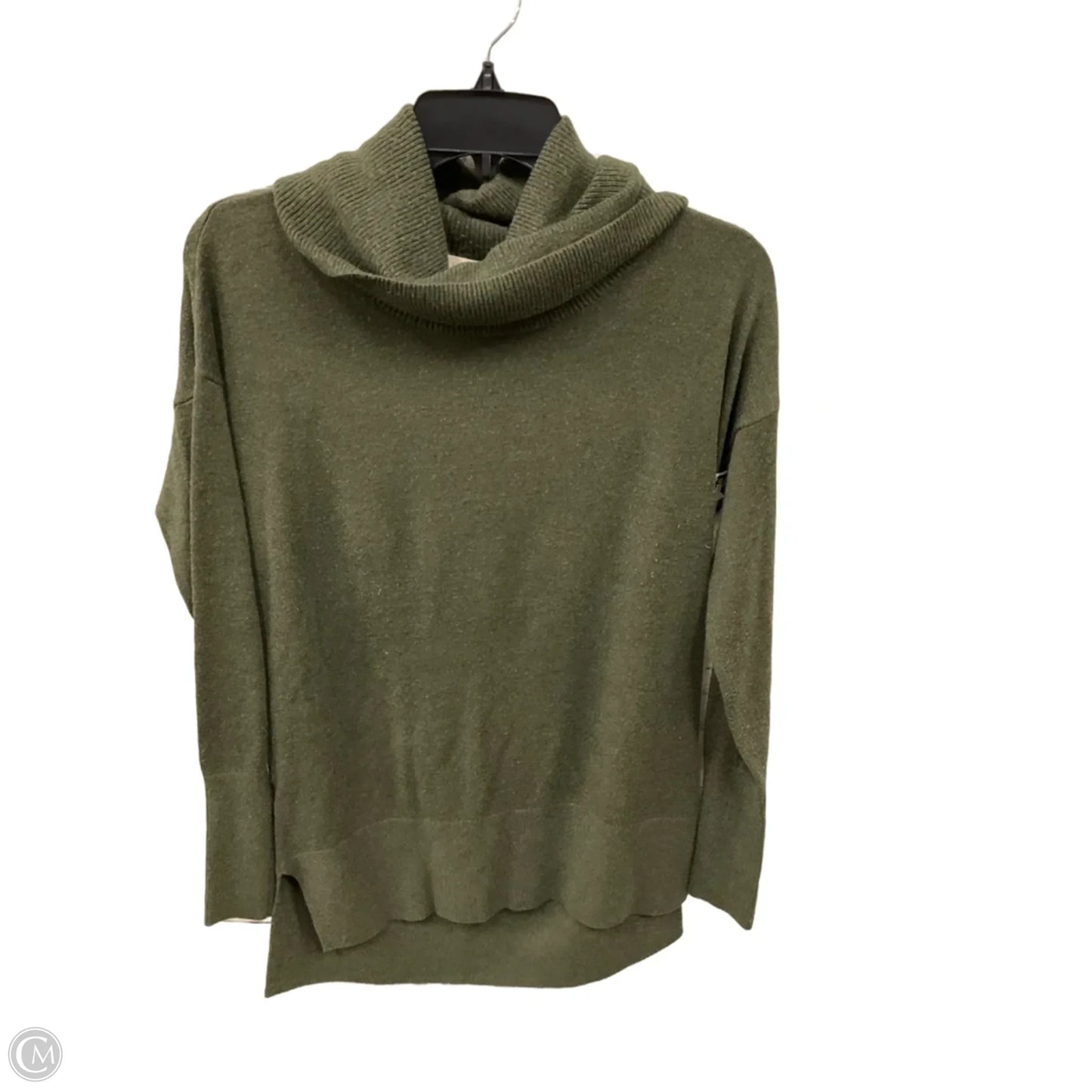 Top Long Sleeve By Loft In Green, Size: S