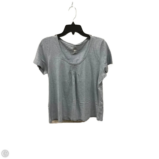 Top Short Sleeve Basic By Talbots In Blue, Size: Xl