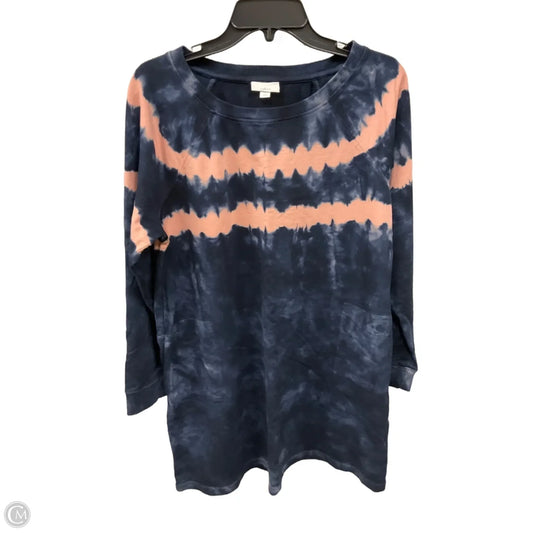 Dress Casual Midi By J. Jill In Blue, Size: Lp