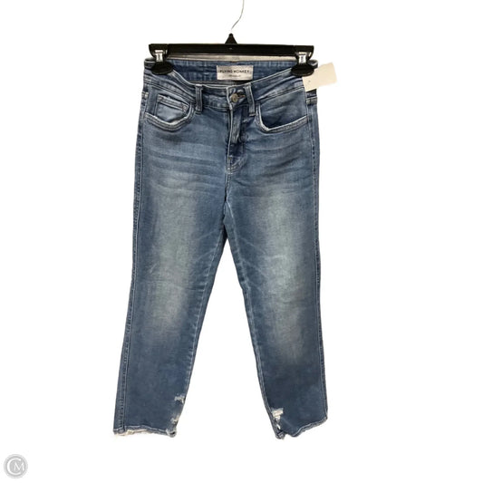 Jeans Skinny By Flying Monkey In Blue Denim, Size: 0