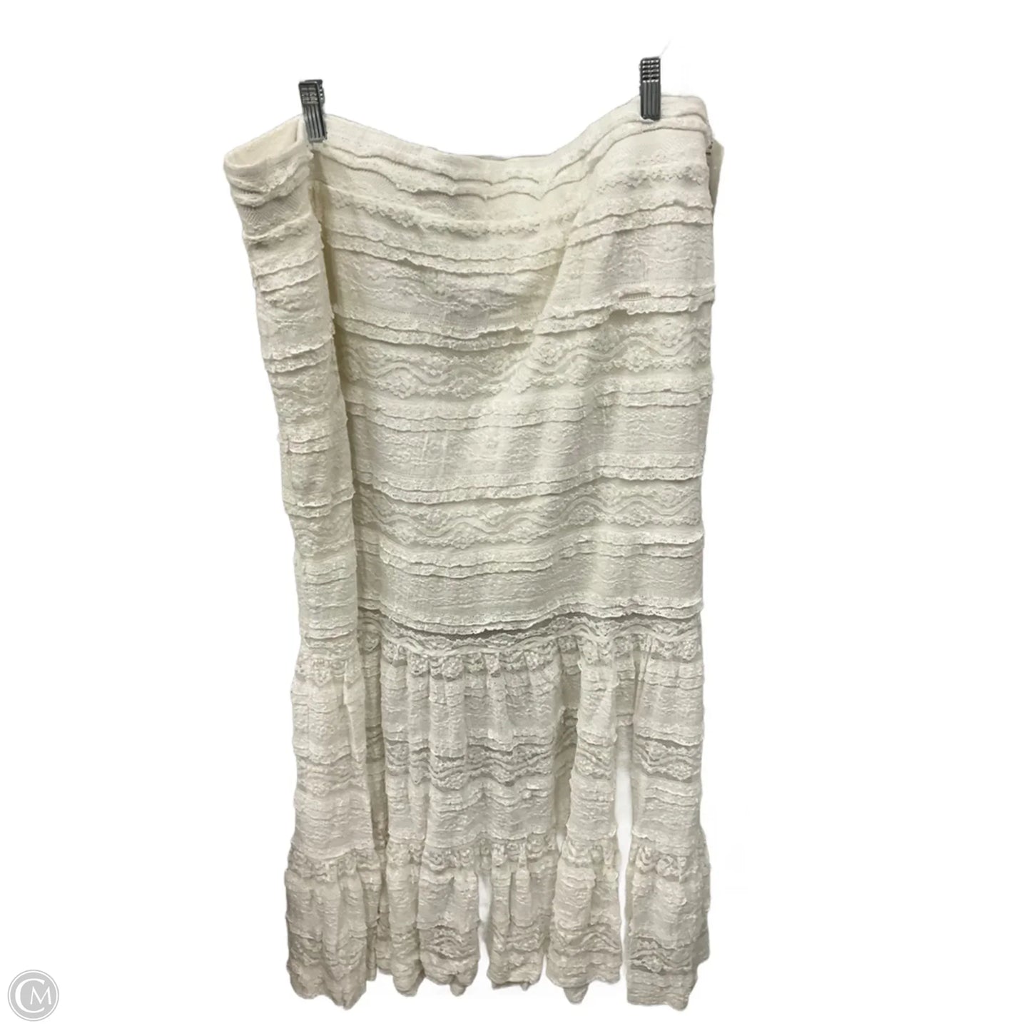 Skirt Maxi By Torrid In White, Size: 4x