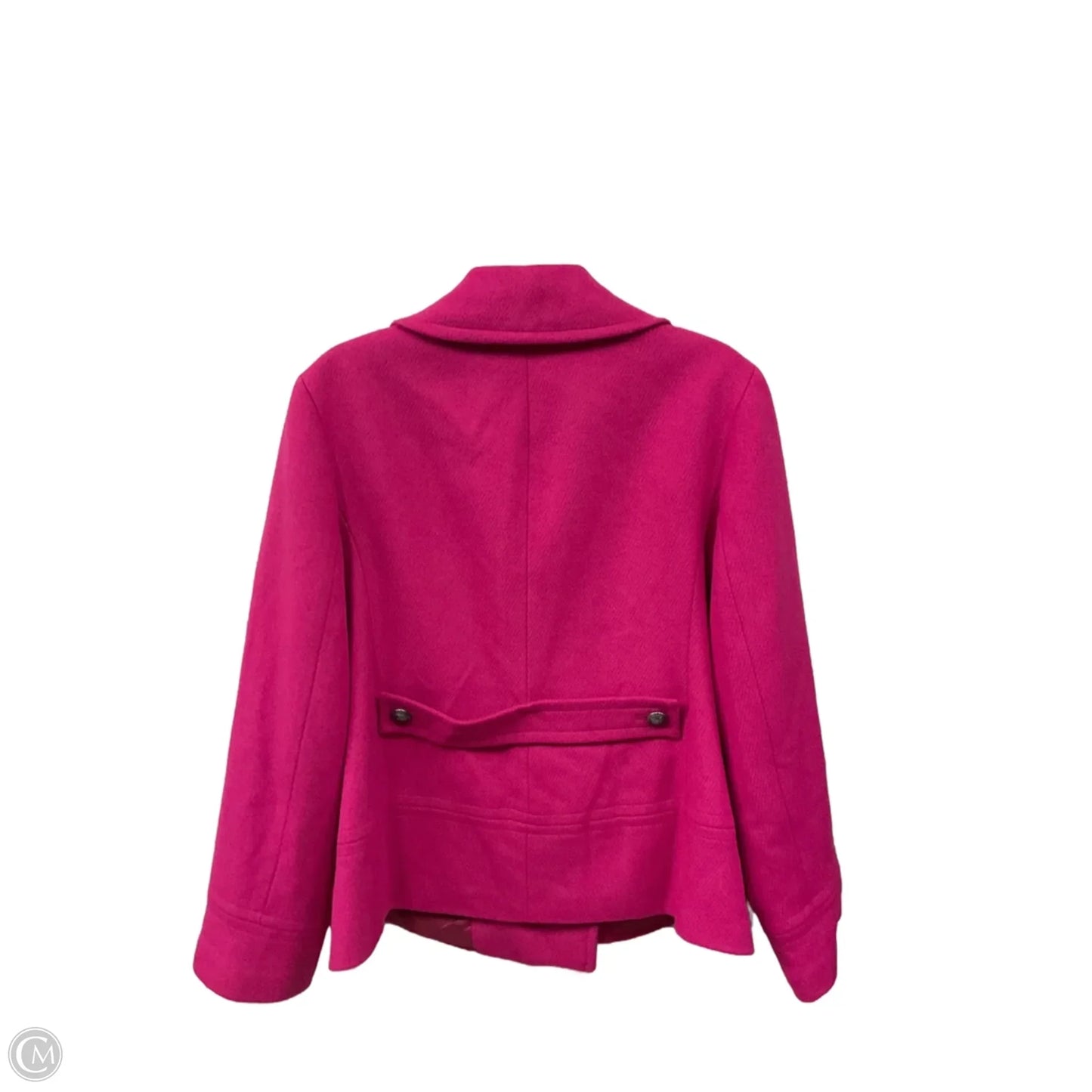 Coat Peacoat By Talbots In Pink, Size: Xl