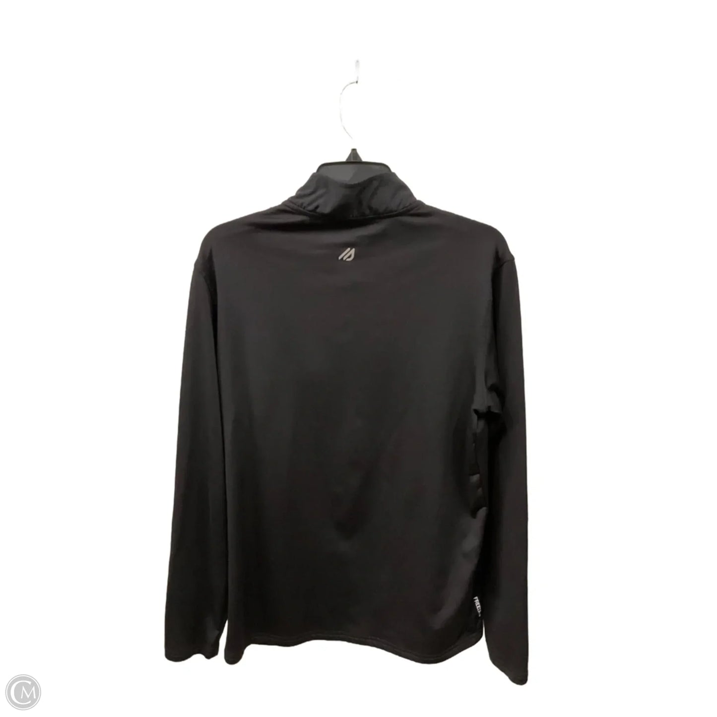 Athletic Sweatshirt Collar By Eddie Bauer In Black, Size: S