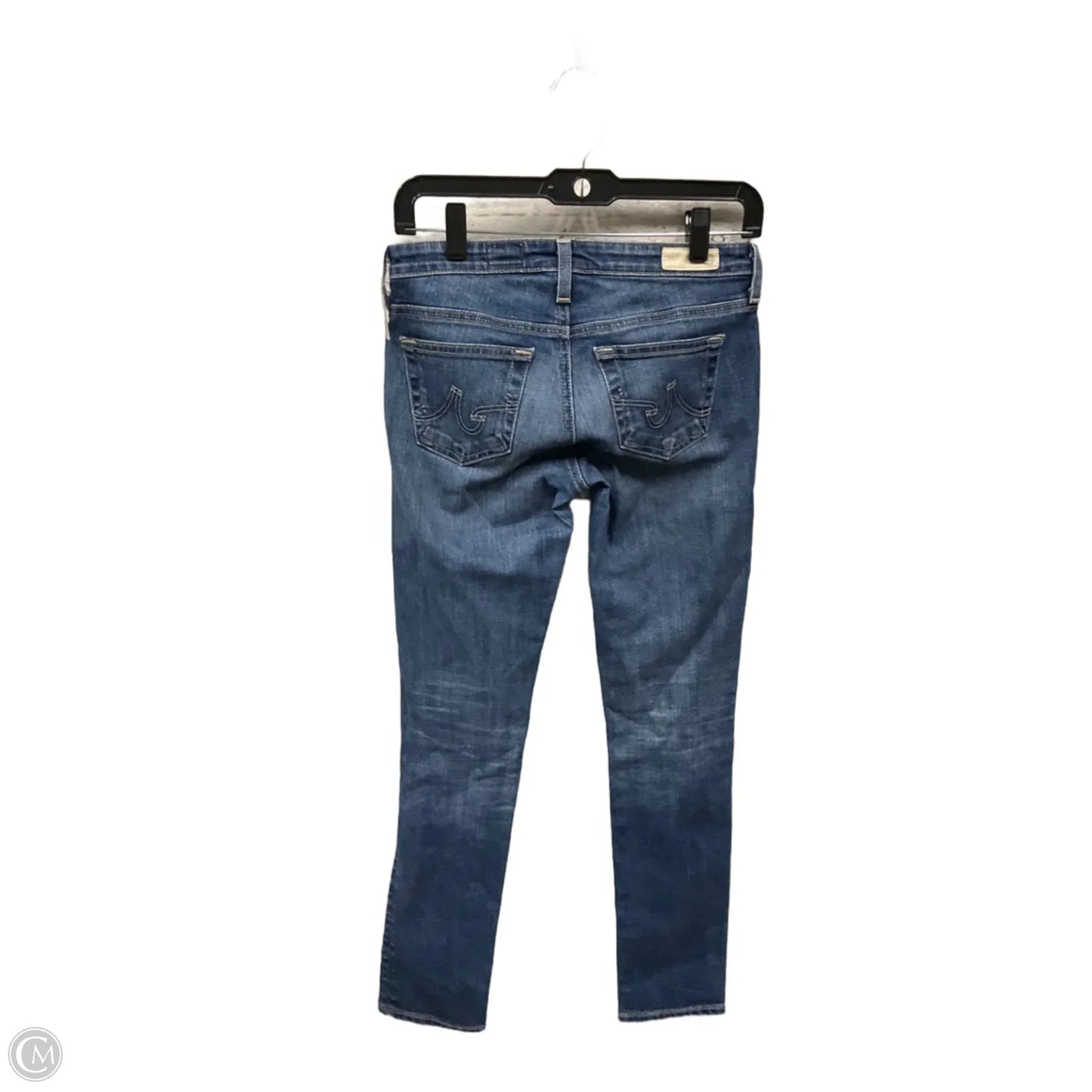 Jeans Skinny By Adriano Goldschmied In Blue Denim, Size: 4