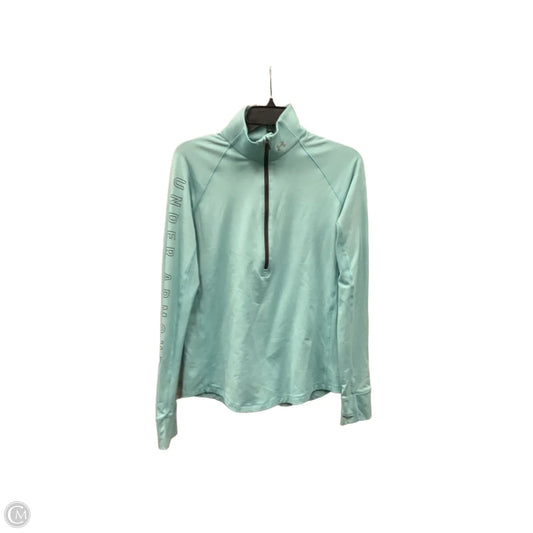 Athletic Sweatshirt Collar By Under Armour In Blue, Size: L